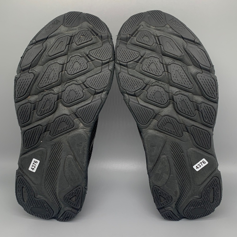 Hoka One Clifton 9 Black Running Shoes Men's Size 12.5D - Picture 10 of 10